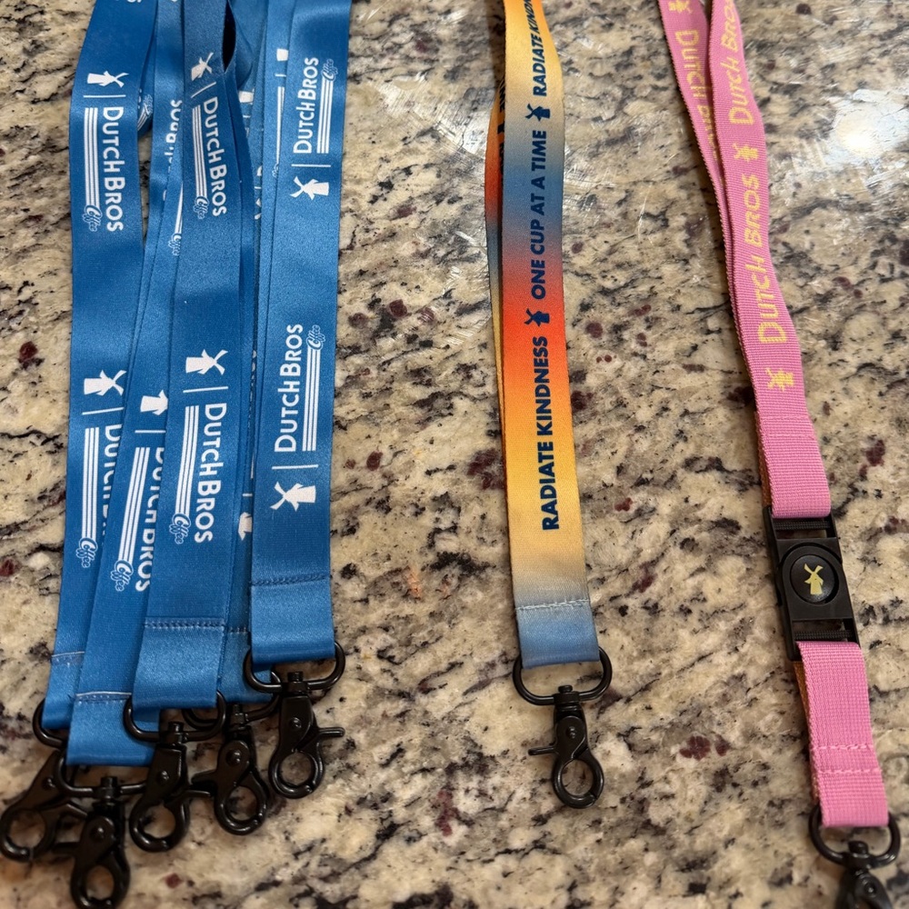Dutch Bros Blue + White Lanyard DB 1992 - Picture 4 of 4